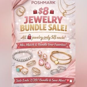 🛍️ Extended Jewelry Sale! All 🛍️ Items Just $8 — Ends 2/28!